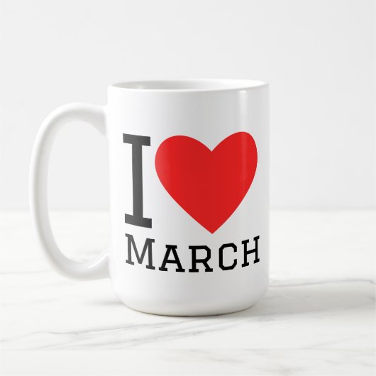 I love march koffiemok (Links)