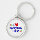 I Love Marching Band Sleutelhanger (Voorkant)