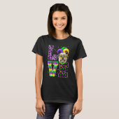 I Love Mardi Gras Festival Party Lover Funny Shih T-shirt (Voorkant volledig)