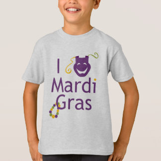I Love Mardi Gras T-shirt