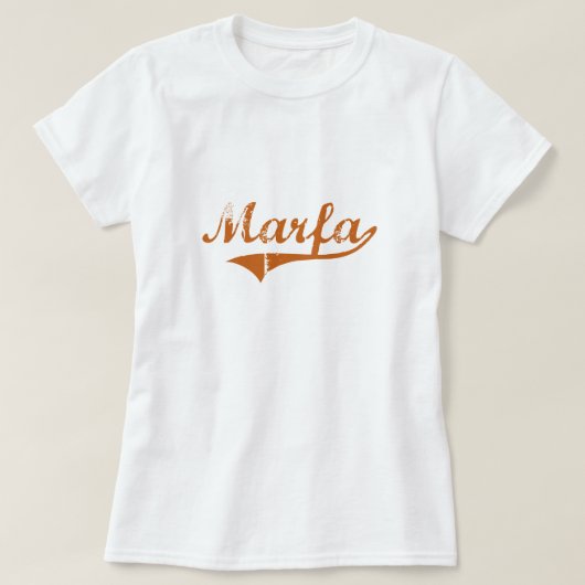 I Love Marfa Texas T-shirt (Design voorkant)