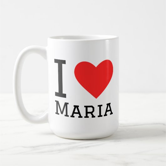I love Maria  Koffiemok (Links)