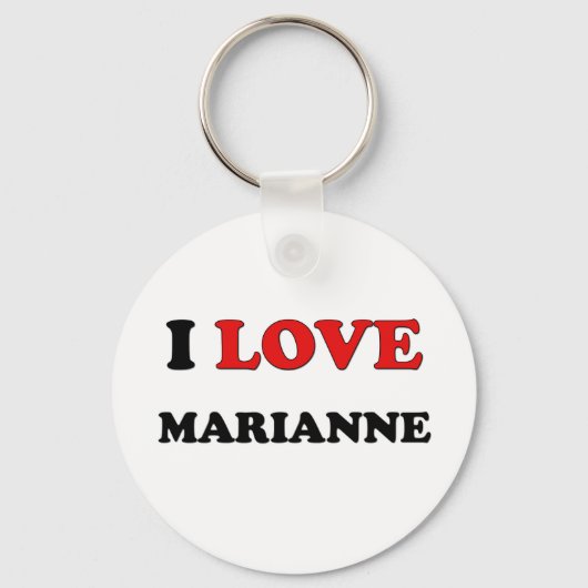 I Love Marianne Sleutelhanger (Voorkant)