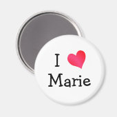 I Love Marie Magneet (Voorkant / Achterkant)