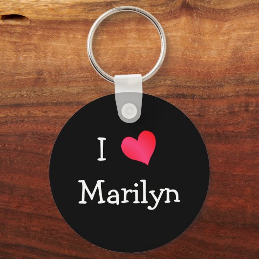 I Love Marilyn Sleutelhanger (Voorkant)