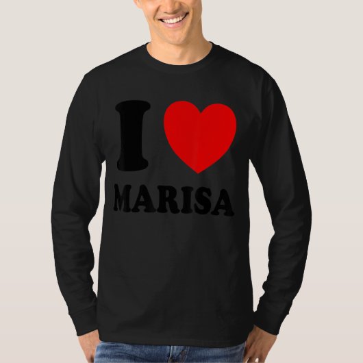 I Love Marisa T-shirt (Voorkant)