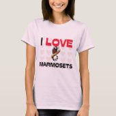 I Love Marmosets T-shirt (Voorkant)