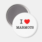 I Love MARMOTS Magneet (Voorkant / Achterkant)