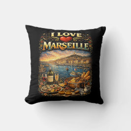 I love Marseille Kussen