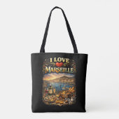 I love Marseille Tote Bag (Achterkant)