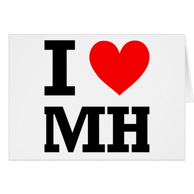 I Love Marshall Islands Design (Voorkant Horizontaal)