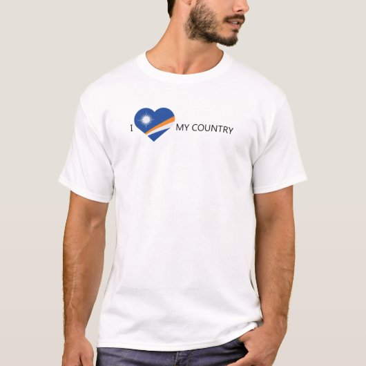 I Love Marshall Islands T-shirt (Voorkant)