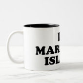I Love Marshall Islands Tweekleurige Koffiemok (Links)