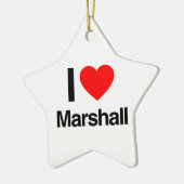 i love marshall keramisch ornament (Links)
