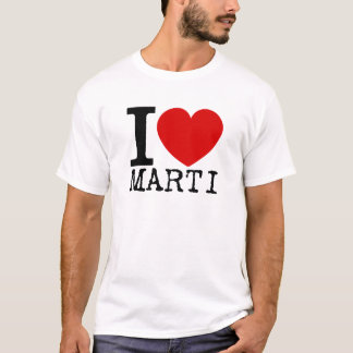 I Love Marti (Black) T-shirt