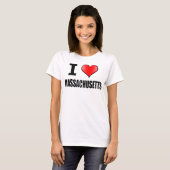 I Love Massachusetts T-Shirt - Women (Voorkant volledig)