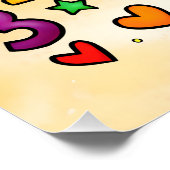 I Love Maths Cute Calculator Design Perfect Poster (Hoek)