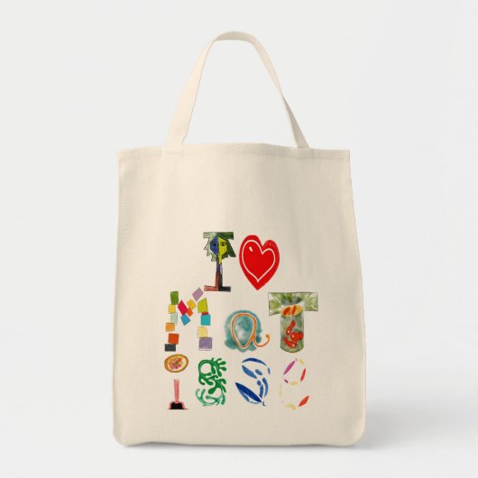 I Love Matisse Canvas tas (Voorkant)
