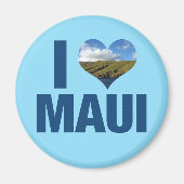 I Love Maui Hawaii Cute Hawaiian Photography Magneet (Voorkant)
