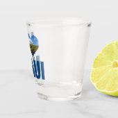I Love Maui Hawaii Cute Hawaiian Vacation Shot Glas (Rechts)