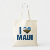 I Love Maui Hawaii Cute Hawaiian Vacation Tote Bag (Voorkant)