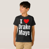 I Love Maye Football Fan  T-shirt (Voorkant volledig)