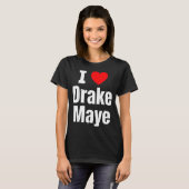 I Love Maye Football Fan  T-shirt (Voorkant volledig)