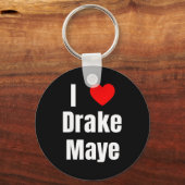 I Love Maye Qb Football Fan  Sleutelhanger (Voorkant)