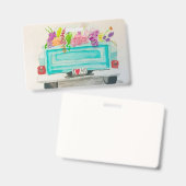 I Love MD Floral Truck badge (Voor- en achterkant)