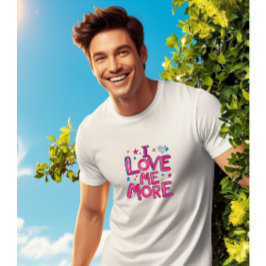 I Love Me More: Zelfliefde en zelfvertrouwen T-shi T-shirt