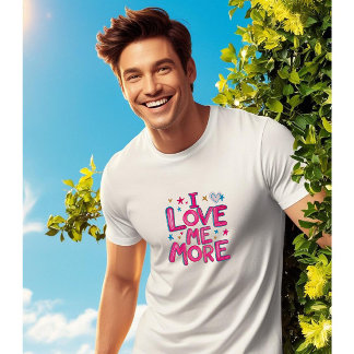 I Love Me More: Zelfliefde en zelfvertrouwen T-shi T-shirt