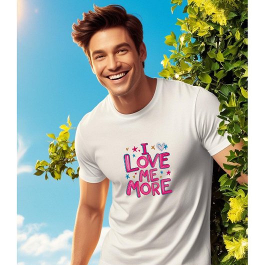 I Love Me More: Zelfliefde en zelfvertrouwen T-shi T-shirt