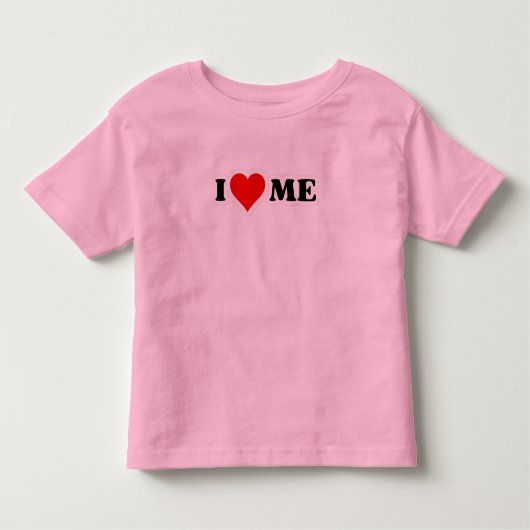 I Love Me Peuter T-shirt - zelfverzekerde en vreug (Voorkant)