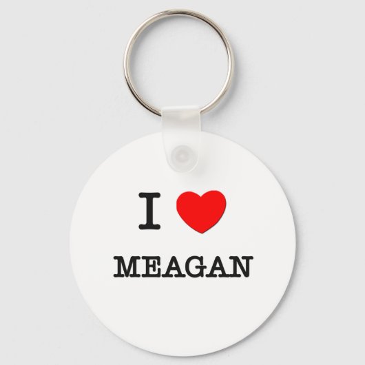 I Love Meagan Sleutelhanger (Voorkant)