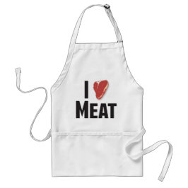 I Love Meat Apron Standaard Schort