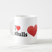 I Love Meatballen Koffiemok (Voorkant links)