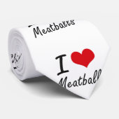 I Love Meatballen Stropdas (Opgerold)