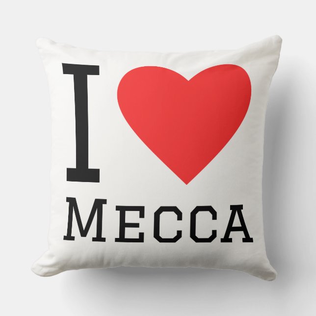I love Mecca  Kussen (Voorkant)