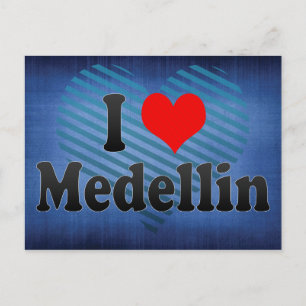 I Love Medellin, Colombia Briefkaart
