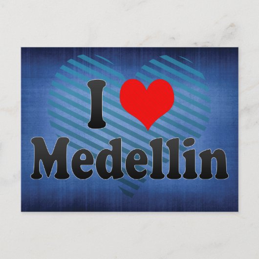 I Love Medellin, Colombia Briefkaart (Voorkant)