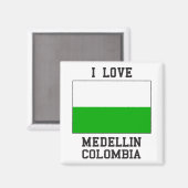 I Love Medellin Magneet (Voorkant / Achterkant)