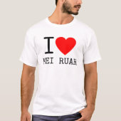 I love Mei Ruah Österreich Dialekt T-shirt (Voorkant)