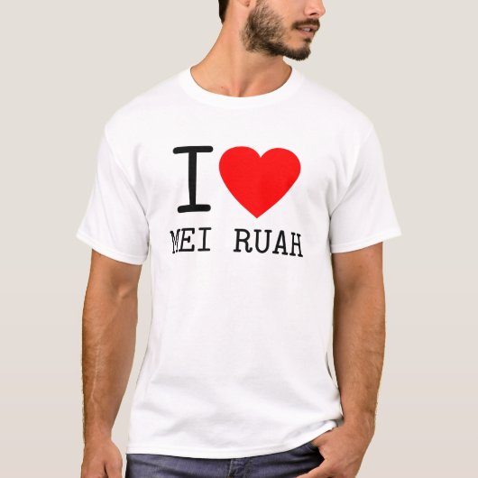 I love Mei Ruah Österreich Dialekt T-shirt (Voorkant)