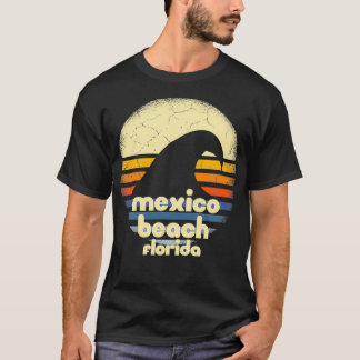 I Love Meico Beach Florida Ocean Wave FL  T-shirt