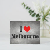 I Love Melbourne, Australië Briefkaart (Staand voorkant)