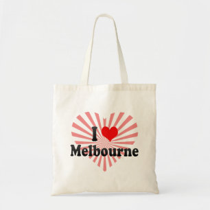 I Love Melbourne, Australië Tote Bag