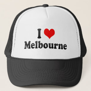 I Love Melbourne, Australië Trucker Pet