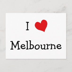 I Love Melbourne Briefkaart
