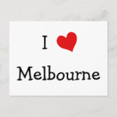 I Love Melbourne Briefkaart (Voorkant)