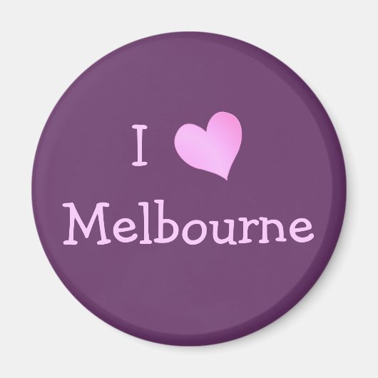 I Love Melbourne Magneet (Voorkant)